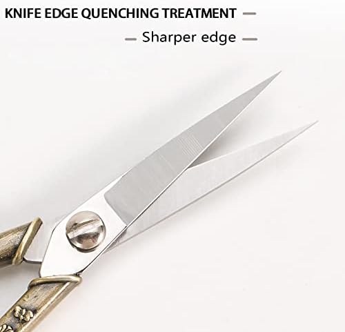 Ножици за везење со фини врвови за занаети, 4,7 мали не'рѓосувачки челични остри ножици повеќенаменски занаетчиски ножици за занаетчиска шиење,