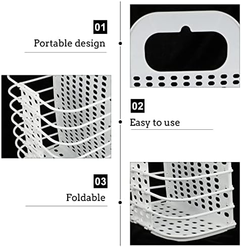 Корпи за Складирање облека Корпа За Перење Багажник Монтиран На Ѕид: Склоплива Пластика Мала Валкана Корпа За Перење Корпа За Перење Со