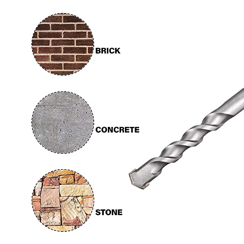 Hegebeck Maisonry Dript Bit, карбид врзан бит, 20мм тркалезна Шанк за SDS Plus Plus Impact Drill 1 компјутери