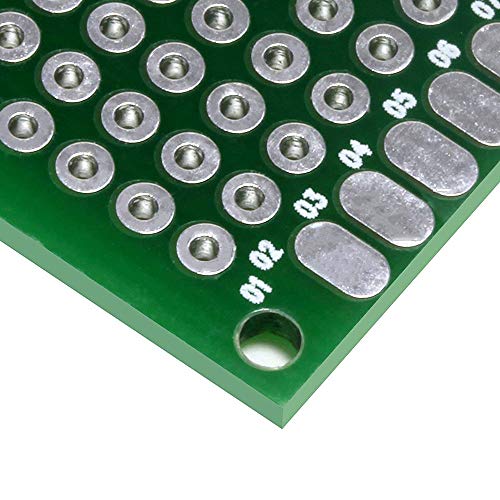 Двојна еднострана прототип на табла за PCB, Универзална табла за печатено коло за електронски проект за лемење DIY 3PCS 10x15cm