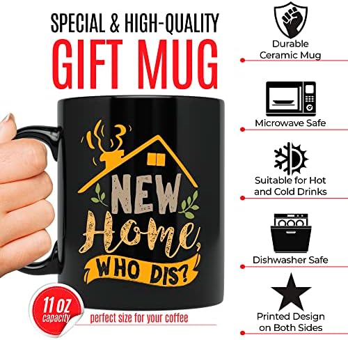 Смешен подарок за домаќинство за нов сопственик на домови - кригла за кафе за мажи или жени, семејство или пријатели, оригинална