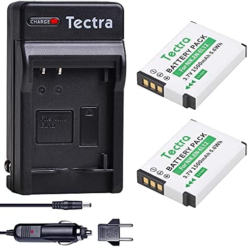 Tectra EN-EL12 Enel12 Батерија + Полнач Колекции За Никон Coolpix A1000 B600 W300 A900 AW100 AW110 AW120 AW130 S6300 S8100 S8200 S9050