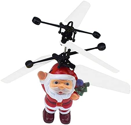 Szc0s4 Електричен Инфрацрвен Сензор Летечка Топка Божиќ Дедо Мраз Хеликоптер Предводена Светлина