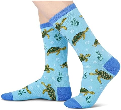 Happypop hapенски девојки морски животински чорапи подарок за ајкула кит октопод otter lovers lovers Bee чорапи за жени девојки пчела подароци