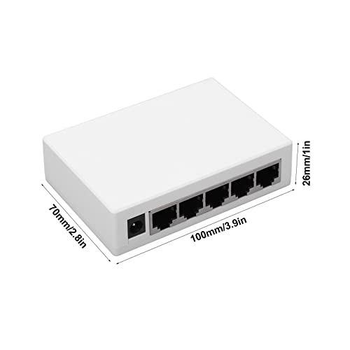 5 порт Гигабит Етернет Ненападен приклучок за прекинувач репродукција на десктоп или wallиден монтиран Етернет Сплитер