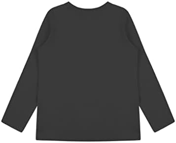 Aiihoo Kids Boys Unisex Thermal Top Top Reece Lade Long Snevers Undershirts BaseLayer долна облека за територии на култури на врвови