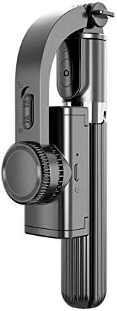 Штанд на Boxwave и монтирање компатибилен со Motorola Moto G23 - Gimbal SelfiePod, Selfie Stick Extendable Video Gimbal стабилизатор за Motorola Moto G23 - Jet Black