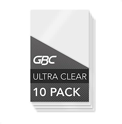GBC Термички ламинирачки чаршафи / торбички, 4 x 6 големина на фотографија, 5 милји, заптивка за топлина, долг живот, 10 пакувања