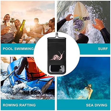 Смешни Полжав Водоотпорен Торбичка Мобилен Телефон Сува Торба Плажа Додатоци За Пливање Нуркање Пловење Риболов