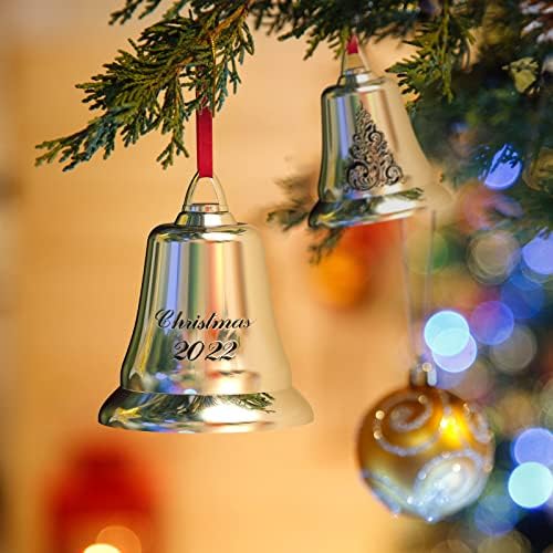 УУК 2022 Божиќни Украси За Ѕвона Од Санки, Божиќни Ѕвона Од Џингл Метални Занаетчиски Ѕвона За Декорација На Новогодишна Елка, дојдете Во