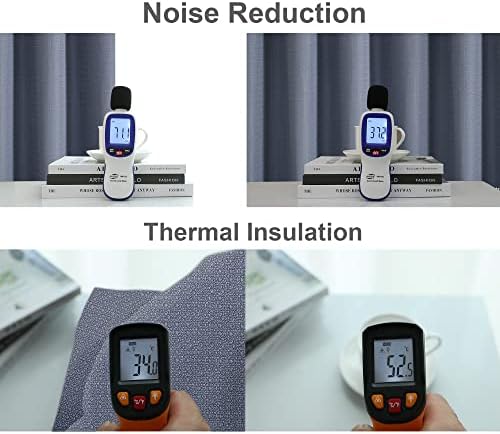 ОВЗМЕ 2 Панели Завеси За Затемнување Долги 63 Инчи За Спална Соба, Чувајте Топло Завеса За Затемнување Без Светлина, Топлинска Изолација И