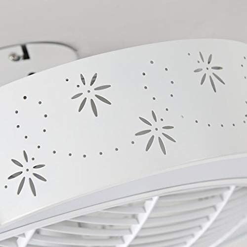 Вентилатор на таванот на Неохи со светла, LED тавански вентилатори Светла со 3 бои осветлување 3 брзина на ветер на ветер со светло на