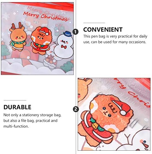 10 парчиња цртани филмови за Божиќни прстени торбички за складирање торба за складирање Божиќни украси подароци