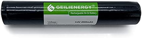 GEILIENERGY (4 Пакет 3.6 V 2000mah Дигитална Батерија Компатибилен Со Stinger Stinger 75375 75175 XT Батерија Фенерче