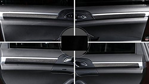 Eppar Нов ентериер за јаглеродни влакна 8 парчиња за Porsche Cayenne 2011-2018