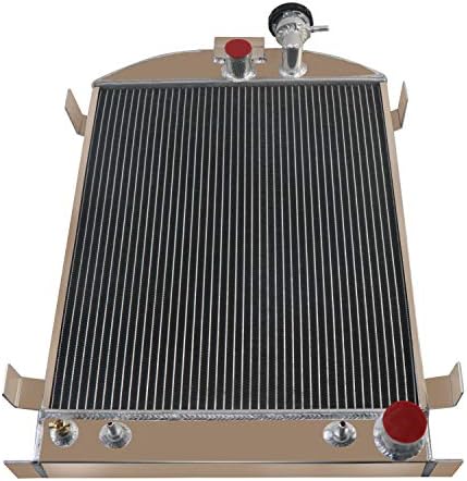 АЛУМИНИУМСКИ Радијатор Од 60мм 4 Ред За Сите Алуминиумски Радијатори За 1928-1939 Форд Модел-Решетка-Школки Шеви Мотор