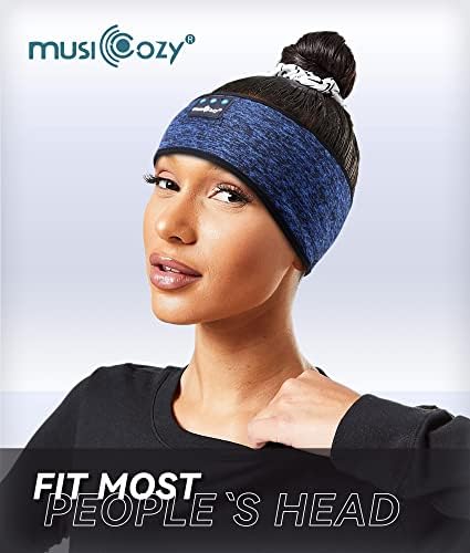 Слушалки за спиење MusicOzy Bluetooth лента за глава, маска за спиење со слушалки за спиење со Bluetooth, слушалки за спиење за спиење Спијат