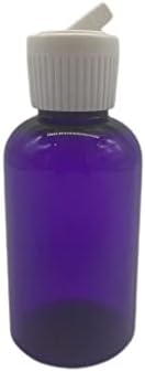 Природни фарми 2 мл Виолетова Бостон БПА бесплатно - шишиња во Бостон - 8 пакувања со празни контејнери за полнење - есенцијални масла - коса | Капа од бело плука - напр?