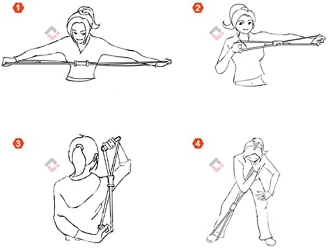 Sujosa јога митинг лента за обликување на телото за влечење јаже силиконски влечење еластична јога истегнување на градите фитнес алатки