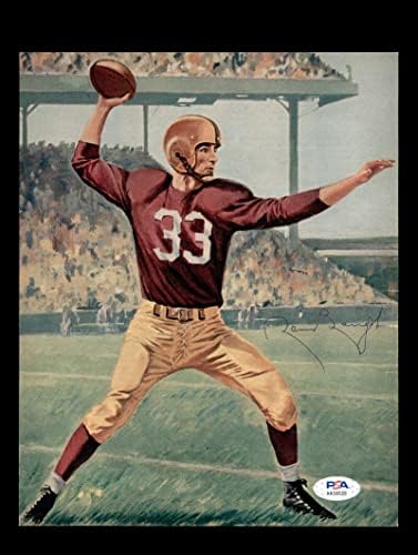 Sammy Baugh PSA DNA гроздобер потпишан COA 8x10 Autograph Photo