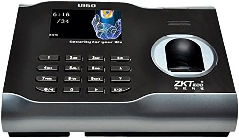 U160 3.0 Инчен Екран ВО Боја ZK Софтвер Отпечаток Од Прст Време Присуство СО TCP/IP, USB Комуникација Канцеларија Време Присуство