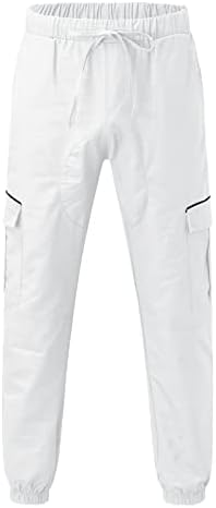 Џемпери за мажи големи и високи мажи модни обични кратки панталони со чиста боја со комбинезони панталони за панталони