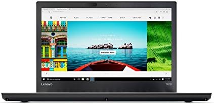 Lenovo T470 ThinkPad 20HD0058US 14 TOUCHSCREEN LCD Лаптоп Intel Core i7-7600U Двојадрен 2.8 GHz 8GB DDR4 SDRAM 256GB SSD Windows 10 Pro