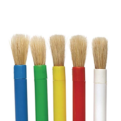 Бојации мини-четка училница пакет со четки за бојадисување сет од 60 четки за деца уметност и занаетчиски материјали, модел: минибуру