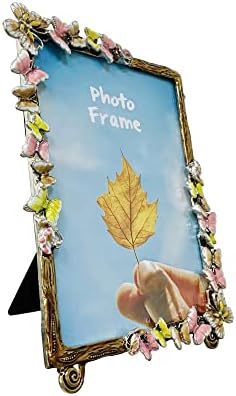 Трикун приказ на рамката за слики со фотографии 6x8 фото рамка изработена од метал од пиво и стакло со висока дефиниција за табела на