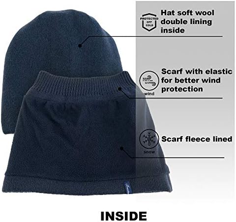 Бракстон капа и сет за шал за жени - плетена зимска обична врата за време