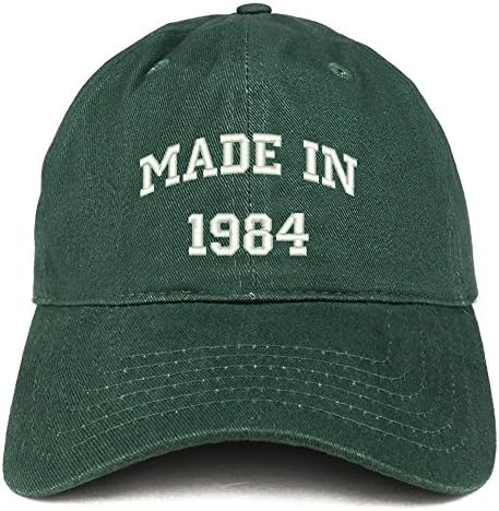 Трендовска Продавница За Облека Направена Во 1984 Година Извезен Текст 39 ти Роденден Четкана Памучна Капа