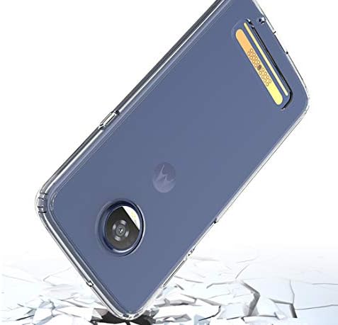 INSOLKIDON Компатибилен Со Motorola Moto Z3 Игра Случај TPU Мека Тврд Заден Капак Телефон Заштитна Обвивка Ултра Тенок Луксузен Браник