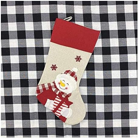 Alremo Huangxing - Божиќни чорапи не -ткаени торби за подароци чорапи деца бонбони торбичка Божиќна декорација чорапи може да висат