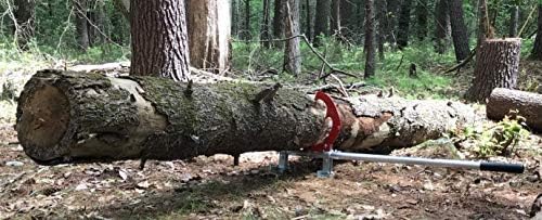 Алатка Woodchuck DualPro LOG LOG/CANT Hook/Peavey го комбинира двојниот со џек и задното стапало и лифт на пети на дрвата