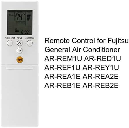Chunghop AR-REM1U Заменете го далечинскиот управувач со климатик за климатик Фуџитсу AR-RED1U AR-REG1U AR-REF1E AR-REA2E, AR-REJ1E,