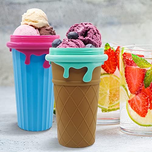 Raumaxe Slushy Cup Slushy Maker Cup Upgrade 500ml Замрзнато магично чаша со голем капацитет за ладење чаша чаша замрзнување чаша милкшејк