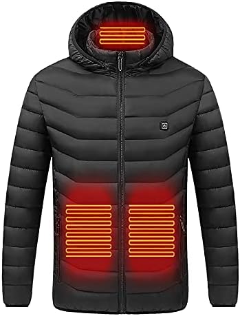 Загреана палто за затоплување на дуксерот со дуксери загреано загревање на kек топло паметно електрично греење елек за полнење на скијање