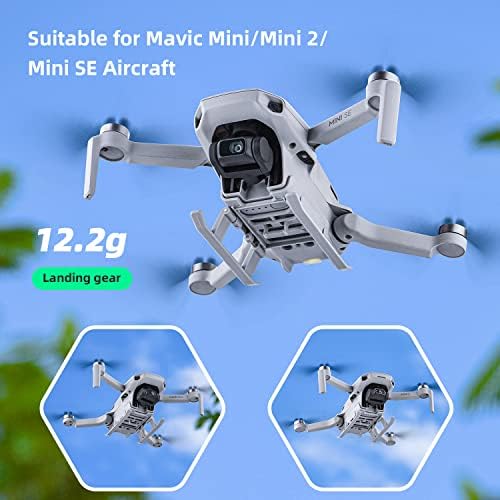 Продолжувања на опрема за слетување на Heiyrc за DJI Mini 2/Mini SE/Mavic Mini Drone Drone Sweerbable висина Продолжена додаток