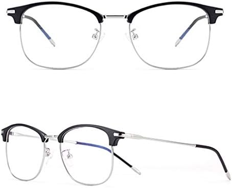 Сина Светлина Блокирање Прогресивни Мултифокални Очила За Читање, Метална Рамка И Смола Леќи, Далеку и Во Близина На Двојна употреба Не-Поларизирани Читатели За Же