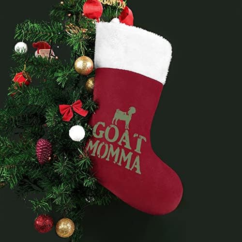 Коза мама персонализирана Божиќна порибување дома Божиќно дрво камин виси украси