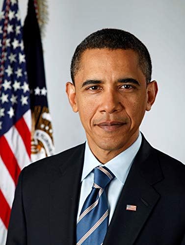 Официјален портрет на претседателот Барак Обама Фотографија - Историски уметнички дела од 2009 година - - Полу -сјај