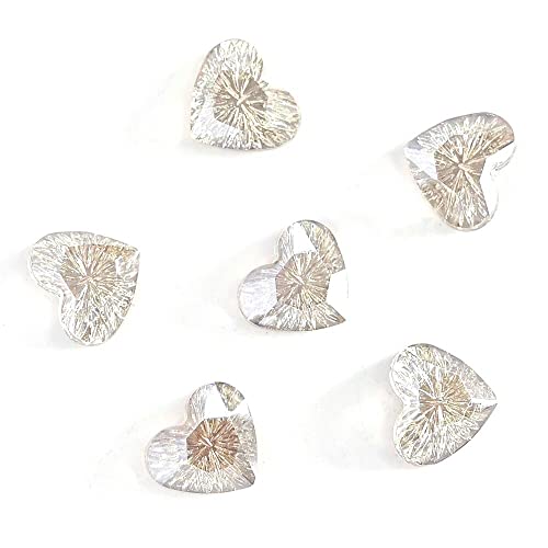 10 парчиња 3Д нокти уметност Rhinestone Reless Fancy Strass Jewelry Super Shiny Charms Round/Heart Manicure Gem додатоци