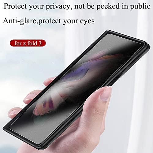 [2 +1]Пакет Приватност Калено Стакло Мат Дизајниран За Galaxy Z Пати 3 5G Заштитник На Екранот СО 1pcs Калено Стакло Камера