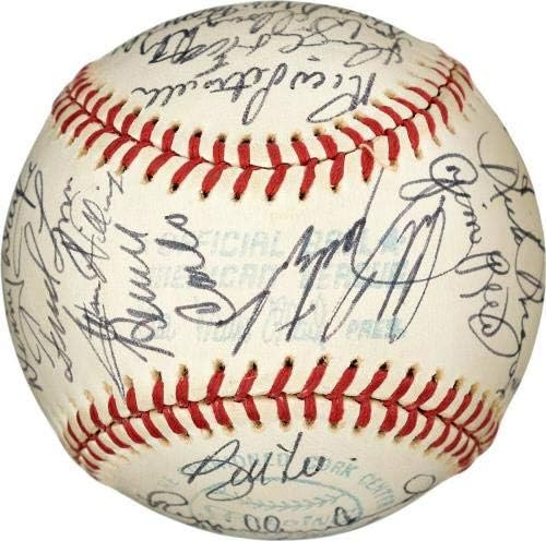 Прекрасен гроздобер 1975 година во шампионите во Бостон Ред Сокс потпиша бејзбол ПСА ДНК и ЈСА - Автограмирани бејзбол
