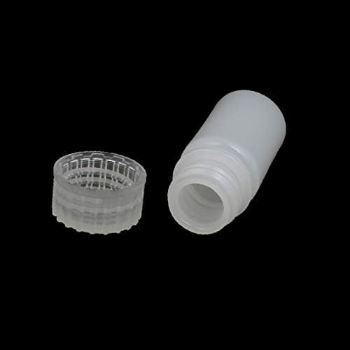 X - DREE 4ml HDPE Пластична Завртка Капа Широка Уста Шише За Складирање Реагенс Јасно 2pcs (4ml HDPE tapa roscada de plastico Botella