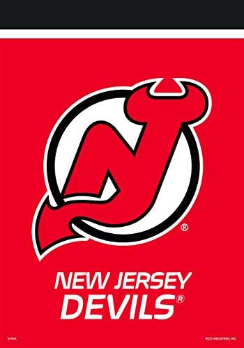 Њу Џерси Ѓаволи Градина Знаме НХЛ Лиценциран 12.5 х 18 Бриарвуд Лејн