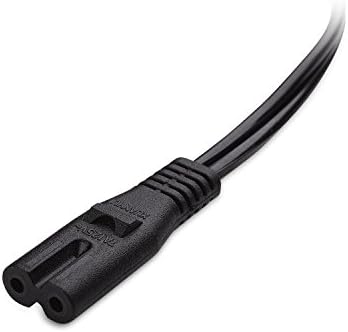 Omnihil AC кабел за напојување компатибилен со Samsung 40 43 48 49 50 55 60 65 75 4K телевизори, компатибилен дел