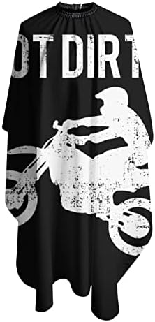 Доби Нечистотија Велосипед Фризура Престилка Салон За Сечење Коса Кејп 55 х 66 Инчи, Водоотпорен Прилагодлив Предвремени Коса Облекување