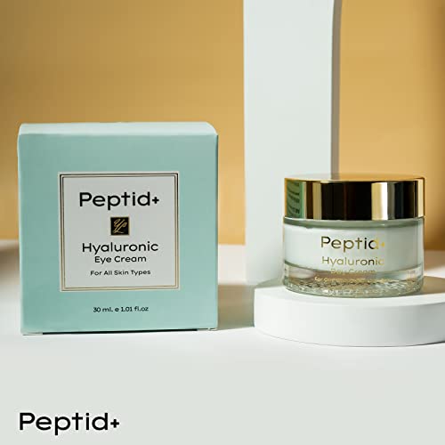 PEPTID+ YL HYALURONIC ACISS Cream Cream за сите типови кожа, навлажнувачки и хидрирачки под навлажнувач на очите за темни кругови и подпухналост,