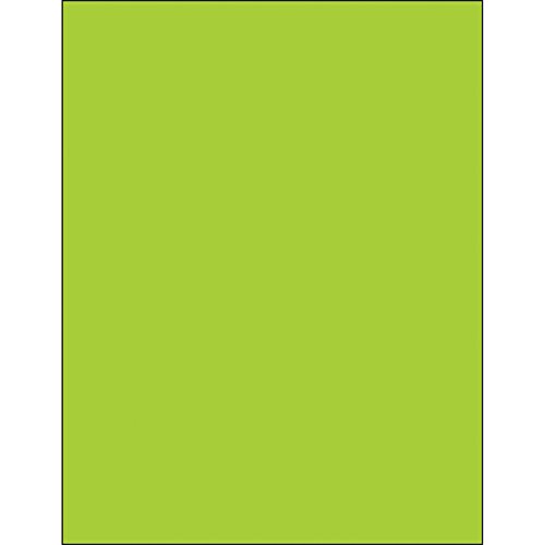 Отстранливи ласерски етикети/налепници, 8 1/2 x 11, флуоресцентно зелено,